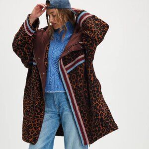 NWT! Free People Winter Bloom Cardi Jacket XL Choc Brown